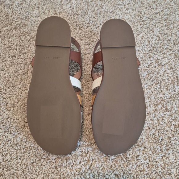 Cole Haan Womens Flynn Fishman Flats Sandals Tan Brown Size 8 - Picture 5 of 5